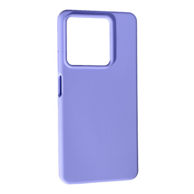 Накладка (з мікрофіброю) Soft Silk для Xiaomi Redmi Note 13 5G- бузковий