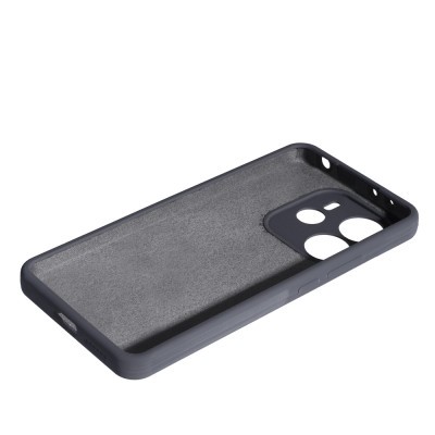 Накладка (з мікрофіброю) Soft Silk для Xiaomi Redmi Note 14 4G (UA/Europe)- сірий