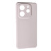 Накладка (з мікрофіброю) Soft Silk для Xiaomi Redmi Note 14 4G (UA/Europe)- рожевий пісок