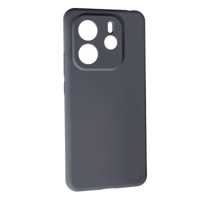 Накладка (з мікрофіброю) Soft Silk для Xiaomi Redmi Note 14 5G- сірий
