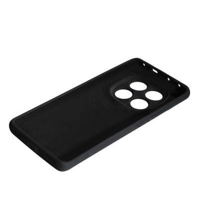 Накладка (з мікрофіброю) Soft Silk для Xiaomi Redmi Note 14 Pro 5G / Poco X7- чорний
