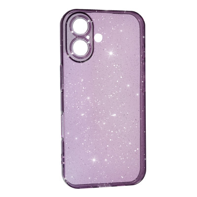 Накладка Clear Shine для iPhone 16- фіолетовий Накладка Clear Shine для iPhone 16- фіолетовий