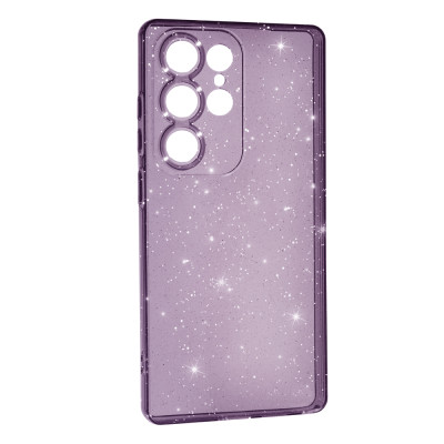 Накладка Clear Shine для Samsung S25 Ultra- фіолетовий