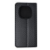 Чохол-книжка FLIP COVER Carbon для Xiaomi Redmi Note 14 Pro Plus 5G- чорний