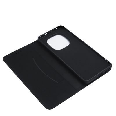 Чохол-книжка FLIP COVER Carbon для Xiaomi Redmi Note 14 Pro Plus 5G- чорний