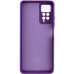 Накладка (з мікрофіброю) Silicone Cover Lakshmi Full Camera (A) для Xiaomi Redmi Note 11 Pro 4G / 5G / Redmi Note 12 Pro 4G / Note 11E Pro- фіолетовий