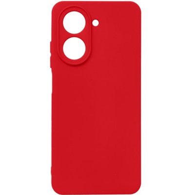 Накладка (з мікрофіброю) Silicone Cover Lakshmi Full Camera для Xiaomi Redmi A5 / Poco C71- червоний