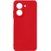 Накладка (з мікрофіброю) Silicone Cover Lakshmi Full Camera для Xiaomi Redmi A5 / Poco C71- червоний
