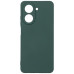 Накладка (з мікрофіброю) Silicone Cover Lakshmi Full Camera для Xiaomi Redmi A5 / Poco C71- темно-зелений