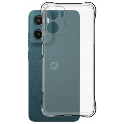 Накладка GETMAN посилені кути для Motorola Moto G05 / Moto E15- прозорий Накладка GETMAN посилені кути для Motorola Moto G05 / Moto E15- прозорий