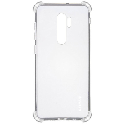 Накладка GETMAN посилені кути для Xiaomi Redmi Note 8 Pro- прозорий Накладка GETMAN посилені кути для Xiaomi Redmi Note 8 Pro- прозорий