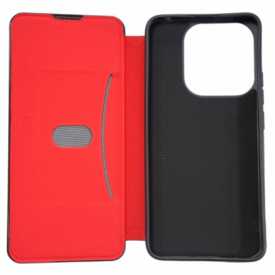 Чохол-книжка Belora шкіряний для Xiaomi Redmi Note 14 4G (UA/Europe)- червоний Чохол-книжка Belora шкіряний для Xiaomi Redmi Note 14 4G (UA/Europe)- червоний