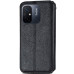 Чохол-книжка GETMAN Cubic для Xiaomi Redmi 12C / Poco C55- чорний