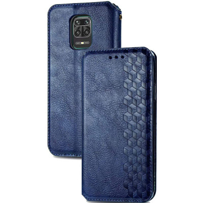 Чохол-книжка GETMAN Cubic для Xiaomi Redmi Note 9s / Note 9 Pro / Note 9 Pro Max- синій Чохол-книжка GETMAN Cubic для Xiaomi Redmi Note 9s / Note 9 Pro / Note 9 Pro Max- синій