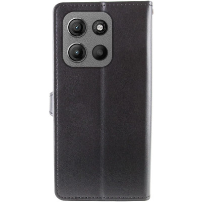 Чохол-книжка GETMAN Gallant шкіряний для Motorola Moto G15 / Moto G15 Power / Moto G17 / Moto G17 Power- чорний