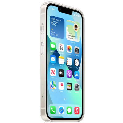 Накладка Clear Case with Magnetic and Animation для iPhone 12 Pro / 12 - прозорий
