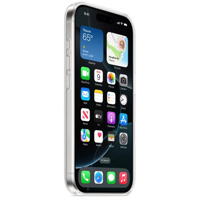 Накладка Clear Case with Magnetic and Animation для iPhone 13 Pro Max- прозорий