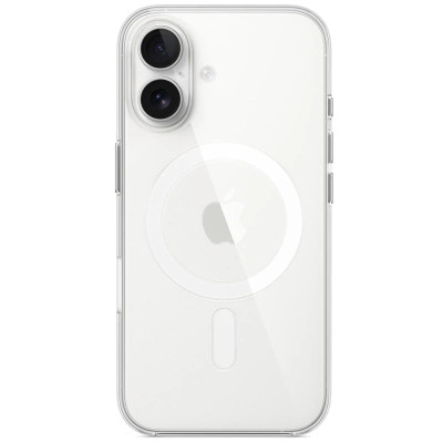 Накладка Clear Case with Magnetic and Animation для iPhone 16- прозорий Накладка Clear Case with Magnetic and Animation для iPhone 16- прозорий