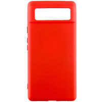 Накладка (з мікрофіброю) Silicone Cover Lakshmi для Google Pixel 9 / 9 Pro- червоний