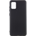 Накладка (з мікрофіброю) Silicone Cover Lakshmi для Samsung A71- чорний
