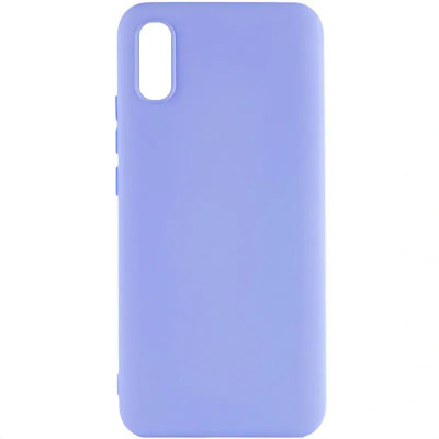 Накладка (з мікрофіброю) Silicone Cover Lakshmi для Xiaomi Redmi 9A- бузковий