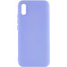 Накладка (з мікрофіброю) Silicone Cover Lakshmi для Xiaomi Redmi 9A- бузковий