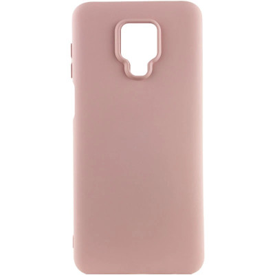 Накладка (з мікрофіброю) Silicone Cover Lakshmi для Xiaomi Redmi Note 9- рожевий пісок