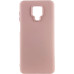 Накладка (з мікрофіброю) Silicone Cover Lakshmi для Xiaomi Redmi Note 9- рожевий пісок