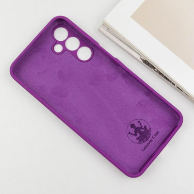 Накладка (з мікрофіброю) Silicone Cover Lakshmi Full Camera для Samsung A16 4G/5G- фіолетовий