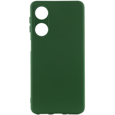 Накладка (з мікрофіброю) Silicone Cover Lakshmi Full Camera для Xiaomi Redmi A5 (UA/Europe)- темно-зелений