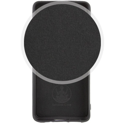 Накладка (з мікрофіброю) Silicone Cover Lakshmi Full Camera для Xiaomi Redmi Note 14 Pro Plus- чорний