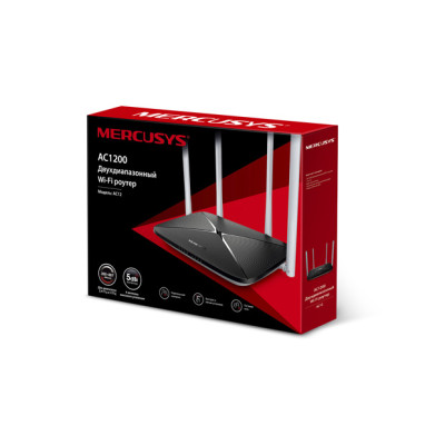 Wi-Fi роутер MERCUSYS AC12 AC1200 Wi-Fi роутер MERCUSYS AC12 AC1200