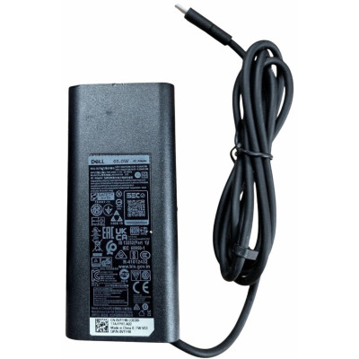 Блок живлення для ноутбука DELL 20V/3.25A Type-C 65W без мережевого кабелю