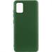 Накладка (з мікрофіброю) Silicone Cover Lakshmi для Samsung A51 / A515- темно-зелений