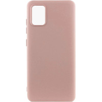 Накладка (з мікрофіброю) Silicone Cover Lakshmi для Xiaomi Redmi Note 10 / Note 10S / Poco M5s- рожевий пісок