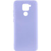Накладка (з мікрофіброю) Silicone Cover Lakshmi для Xiaomi Redmi Note 9- бузковий