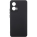 Накладка (з мікрофіброю) Silicone Cover Lakshmi Full Camera для Motorola Edge 50 Fusion- чорний