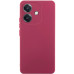 Накладка (з мікрофіброю) Silicone Cover Lakshmi Full Camera для Oppo A3 4G / A3x 4G- марсала