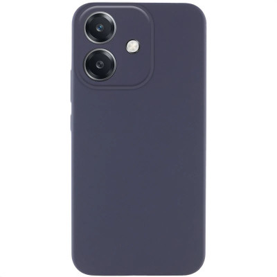 Накладка (з мікрофіброю) Silicone Cover Lakshmi Full Camera для Oppo A3 4G / A3x 4G- темно-синій