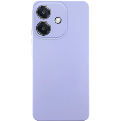 Накладка (з мікрофіброю) Silicone Cover Lakshmi Full Camera для Oppo A3 4G / A3x 4G- бузковий