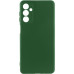 Накладка (з мікрофіброю) Silicone Cover Lakshmi Full Camera для Samsung A05s / A057- темно-зелений