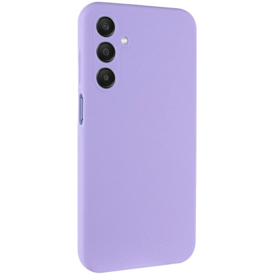 Накладка (з мікрофіброю) Silicone Cover Lakshmi Full Camera для Samsung A05s / A057- бузковий