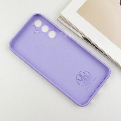 Накладка (з мікрофіброю) Silicone Cover Lakshmi Full Camera для Samsung A05s / A057- бузковий