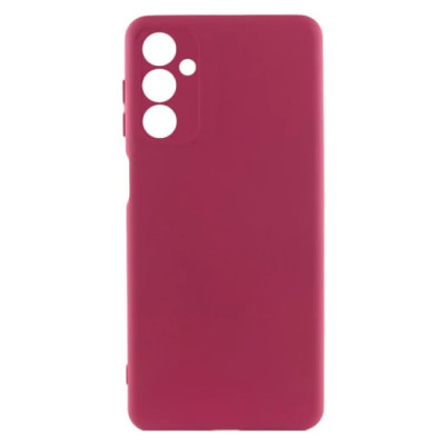 Накладка (з мікрофіброю) Silicone Cover Lakshmi Full Camera для Samsung A05s / A057- марсала