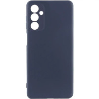 Накладка (з мікрофіброю) Silicone Cover Lakshmi Full Camera для Samsung A05s / A057- темно-синій