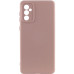 Накладка (з мікрофіброю) Silicone Cover Lakshmi Full Camera для Samsung A34 5G- рожевий пісок