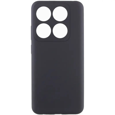 Накладка (з мікрофіброю) Silicone Cover Lakshmi Full Camera для Xiaomi 14T Pro- чорний