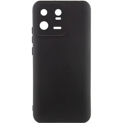 Накладка (з мікрофіброю) Silicone Cover Lakshmi Full Camera для Xiaomi 13T Pro / 13T- чорний