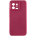 Накладка (з мікрофіброю) Silicone Cover Lakshmi Full Camera для Xiaomi 13T Pro / 13T- марсала
