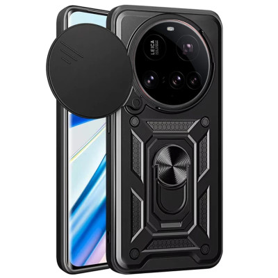 Протиударний чохол Camshield Serge Ring для Xiaomi 15 Ultra- чорний Протиударний чохол Camshield Serge Ring для Xiaomi 15 Ultra- чорний
